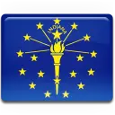 flag of state Indiana