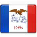 flag of state Iowa